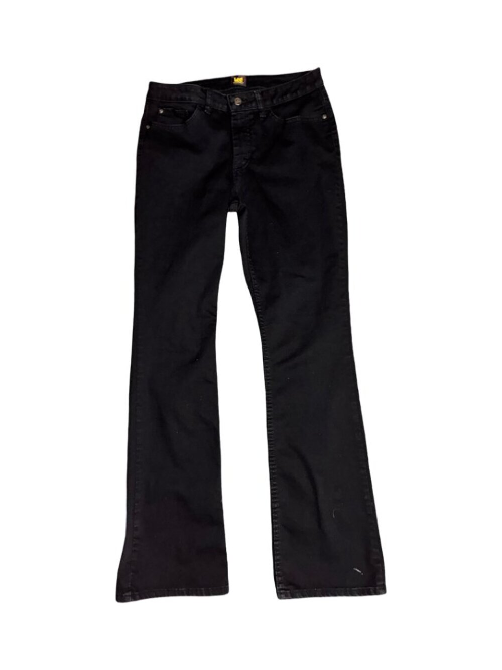 Sz.8*Lee*Black Bootcut Jeans--Mid-Rise